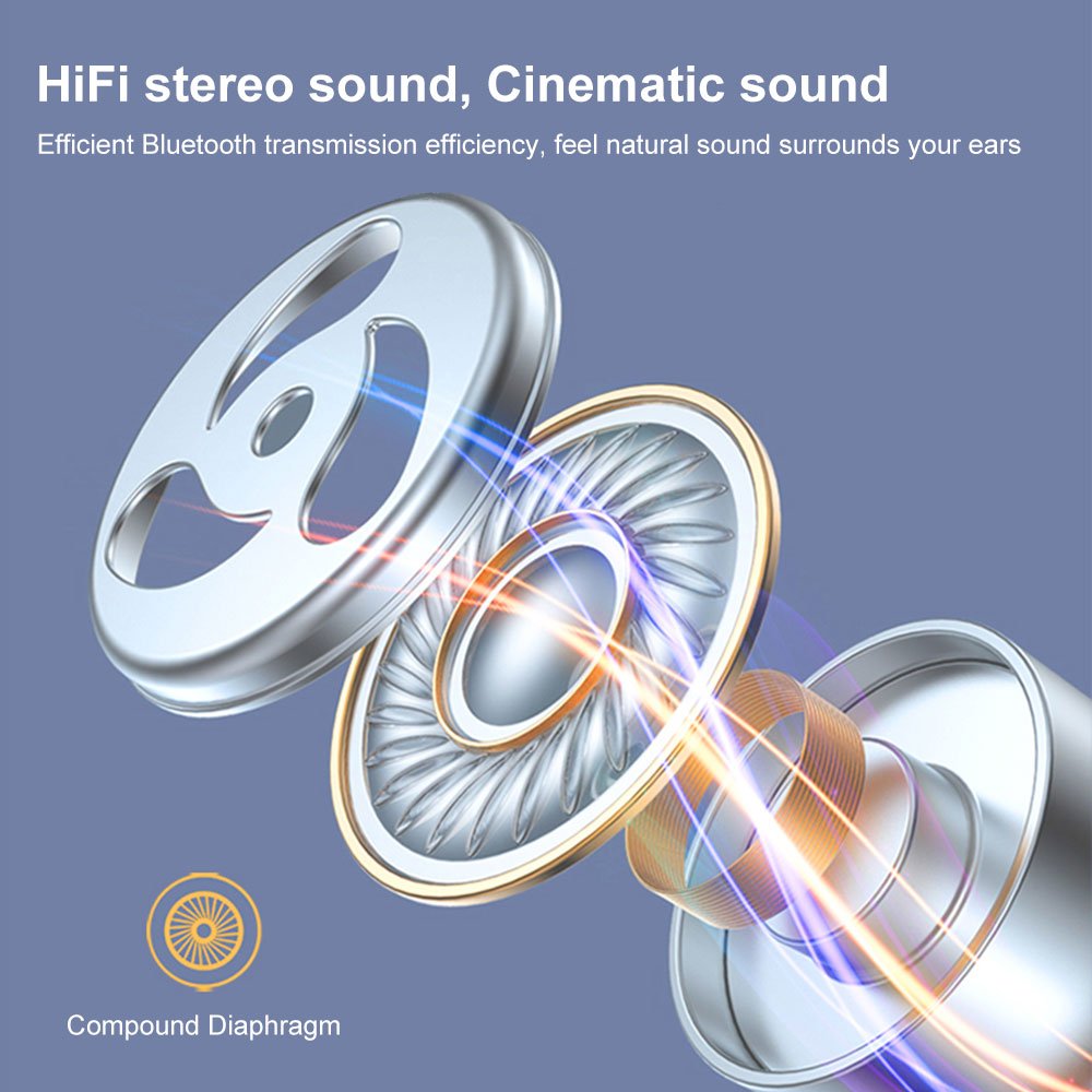 HiFi Low Latency TWS Wireless Earphone Noise Cancelling Mini Headphone HiFi Stereo Bluetooth Sport Earbuds