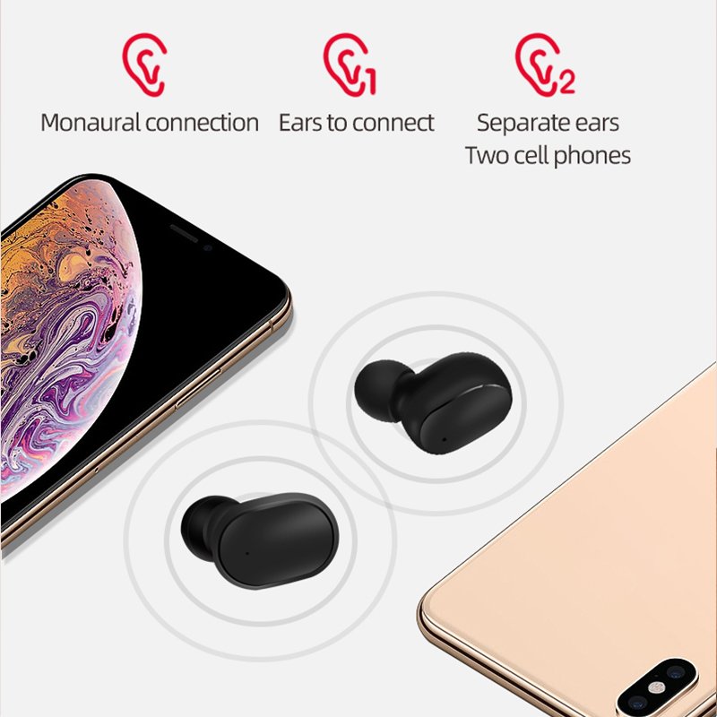 Factory Cheap Price Headphone CE ROHS Certification Earphone Waterproof Headset Wireless Earbuds TWS Gaming with Charging Case
