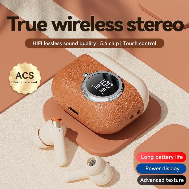 2024 Newest M88 Controllable Display Screen In-Ear Headset Noise Cancelling TWS Earphones Bluetooth Wireless Headphones V5.3 JL