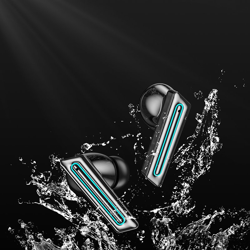 Earbuds 2024 RGB Light In-ear Wireless DX10 Earphone Multi Color Touch Control noise cancelling tws earphones with power bank