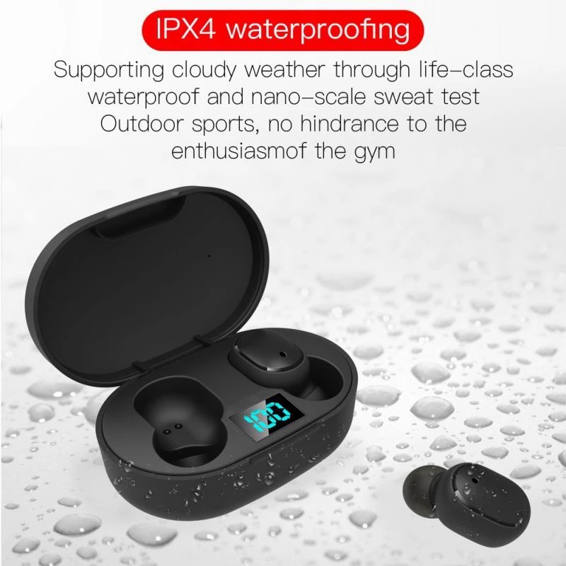 Wholesale E6S TWS Headphones True Wireless Earphone Noise Cancelling LED Display Handsfree Headset Earbuds Auriculares E7S A6S