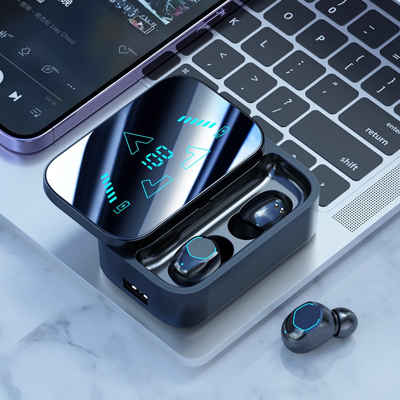 Super Cool Led Digital Hifi Gaming In-Ear Wireless Bluetooth Headphones Noise Cancelling Tws Earphones & Headphones Earbuds