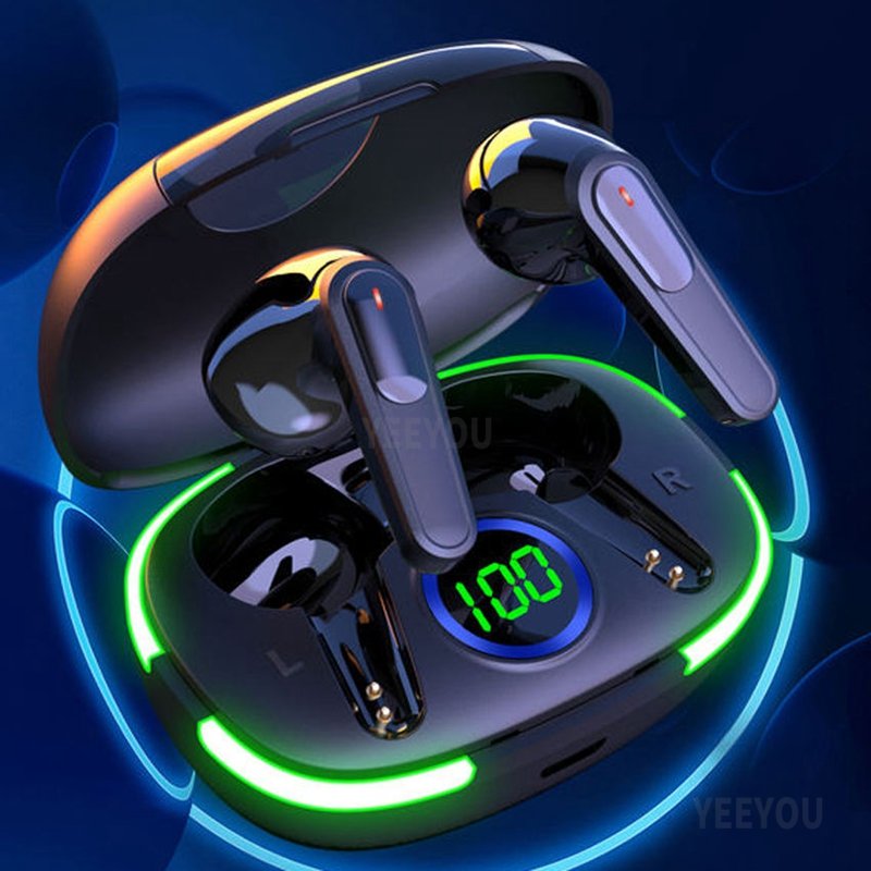 Pro80 TWS Earphones Touch LED Display Wireless In Ear sport Noise Cancelling Sports Headphones Music Gaming In-ear Earbuds