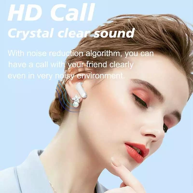 Trending Products Js59 Earbuds Tws Wireless Bt 5.1 Headset Sports Stereo Noise Cancelling Leatherwear Earphone With Microphone