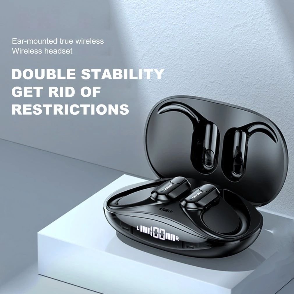 2023 lenovo auriculares XT80 wireless earphone Earhook business headset waterproof HD calling sports bt 5.3 tws earbud earphone