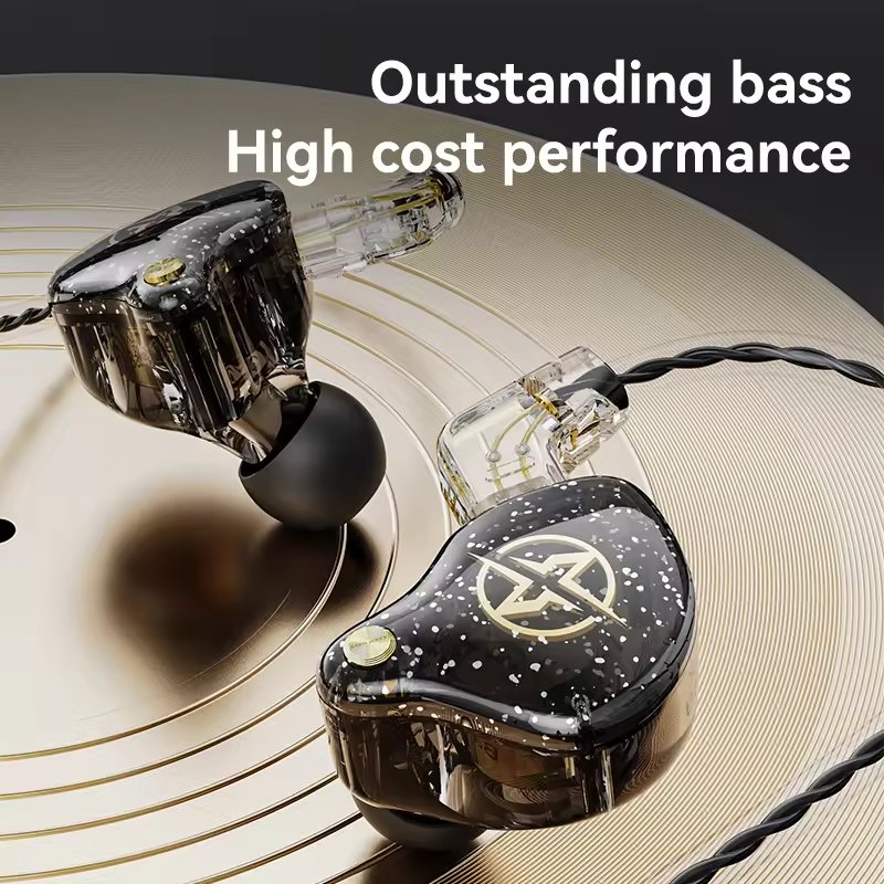 High Quality X2 Pro 3.5mm Detachable Cable Metal Monitor In-Ear Wired Earphone Headphones Gaming Sports Headset Dynamic Earbuds