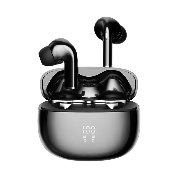 ANC ENC Wholesale High Quality TWS Wireless Earbuds Sport Stereo Earphone with LED Battery Indicator BT V5.3