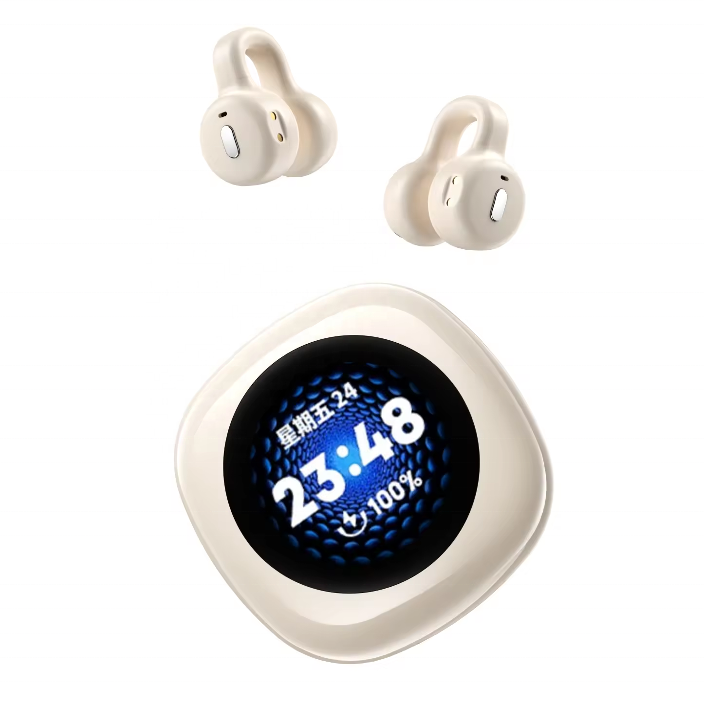 New Non In Ear Clip On Wireless bt Earphones With Noise Cancelling TWS Earphone , High Sound Quality, And Casual Open Earphones