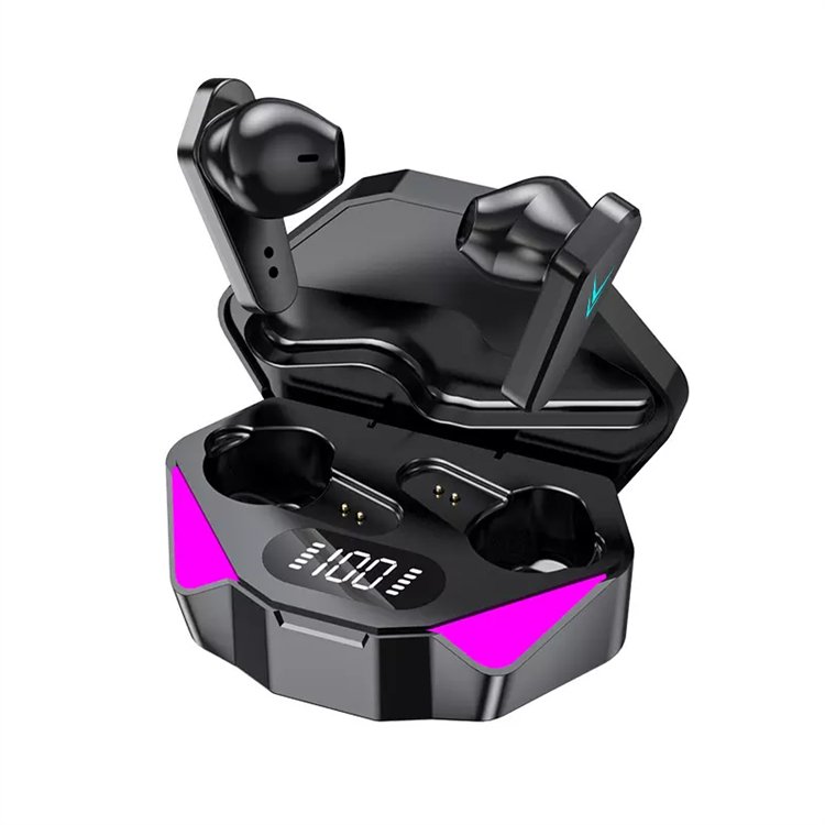 TWS X15 Gaming Earbuds Low Latency Bluetooths Earphone with Mic Bass Audio Sound Positioning Stereo Wireless Headphones