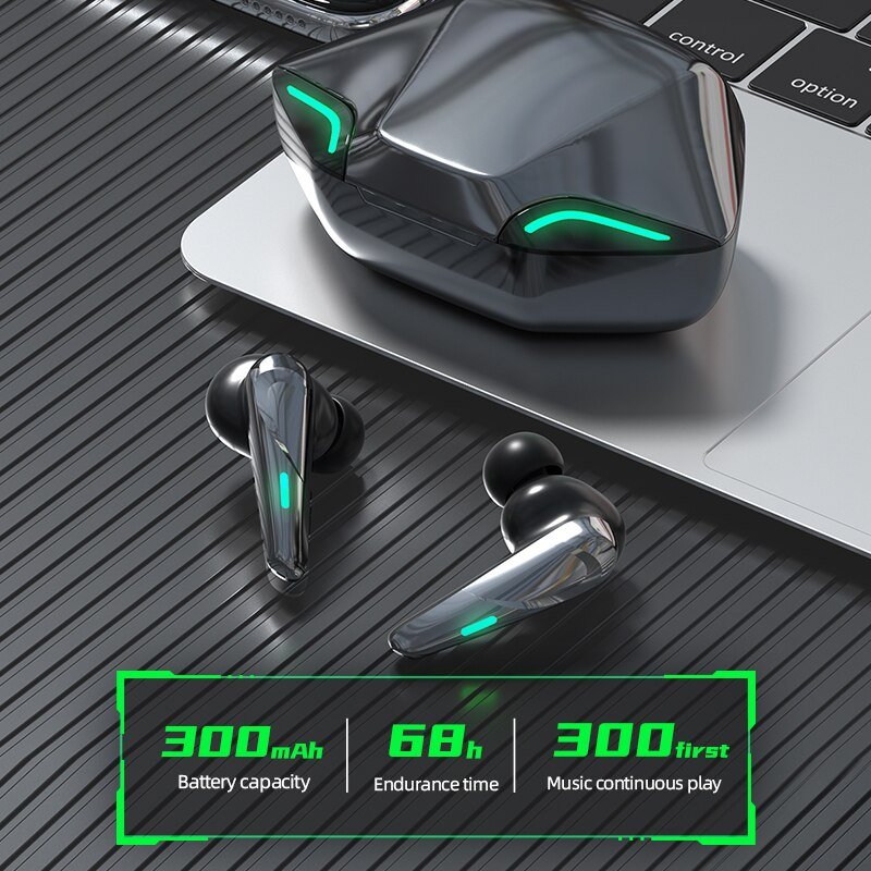 X15PRO TWS Earphone Zero Latency Gaming Headphone Audifonos HIFI Wireless Earbuds X15 Pro Headphones LED In-ear Gaming Earbuds