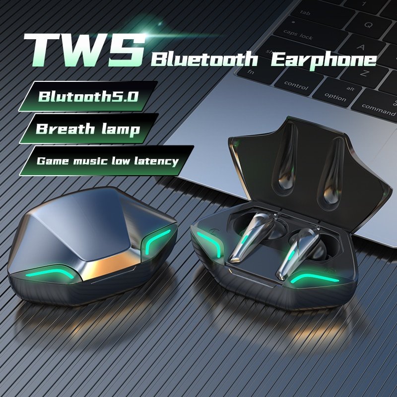 X15PRO TWS Earphone Zero Latency Gaming Headphone Audifonos HIFI Wireless Earbuds X15 Pro Headphones LED In-ear Gaming Earbuds