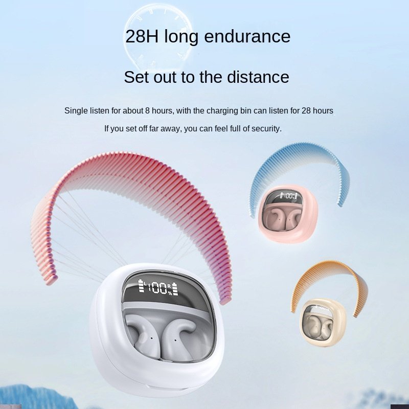 Hot Selling Explosion A39 Sleep Bluetooth Earphone Mini Wireless Tws Bluetooth Earphone In-Ear Earphone For Sleep With Timing