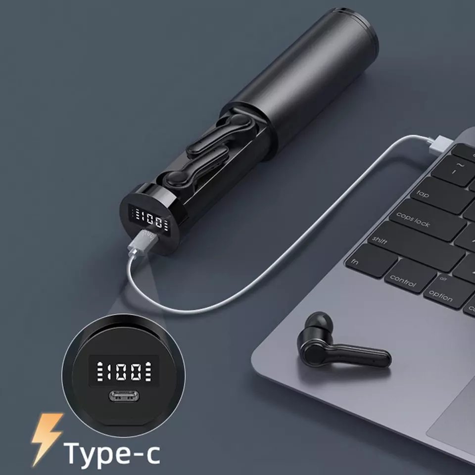 Free Sample 2023 New Arrival Multifunctional T26B TWS Wireless Noise Cancelling Earbuds OEM ODM Portable Earphones