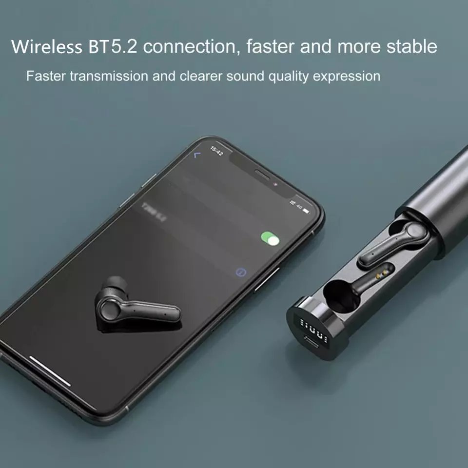 Free Sample 2023 New Arrival Multifunctional T26B TWS Wireless Noise Cancelling Earbuds OEM ODM Portable Earphones