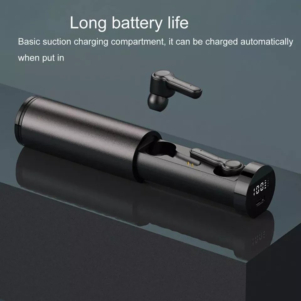 Free Sample 2023 New Arrival Multifunctional T26B TWS Wireless Noise Cancelling Earbuds OEM ODM Portable Earphones