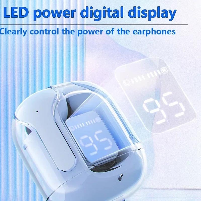 TWS In Ear Air 31 Earbuds Air31 2024 Transparent Sport True Wireless TWS Game Gaming Headset Headphone Earbuds Earphones