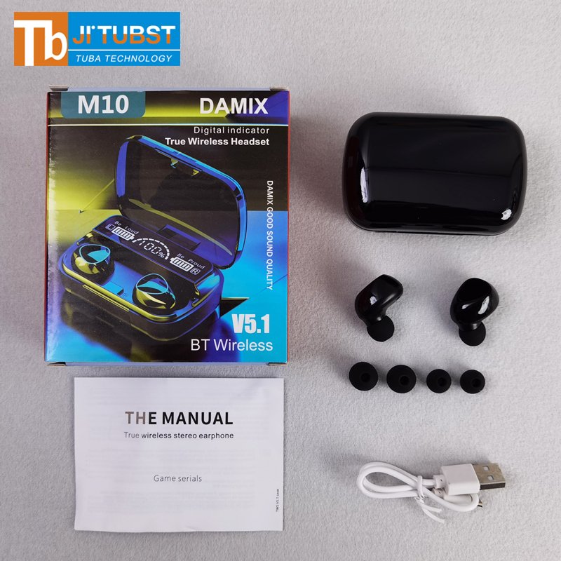 2022 TWS M10 V5.0 Earphones Wireless Headphones M6 Auriculares M8 Audifonos M11 M9 M10 Fone De Ouvido Sem Fio With Power Bank