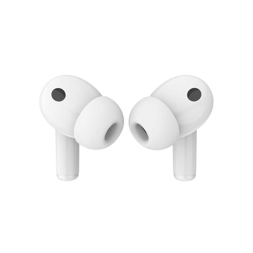 High Quality Customized TWS ANC Earphones Deep Bass White In-Ear Headphones Waterproof Function JL Chipset Battery LED Air chat