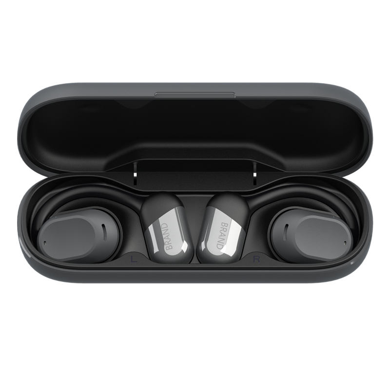 SHINECON 16 hrs Music Supports Fast Charging IPX7 Waterproof Air Conduction Headphone HD Calling Sport OWS Earphone