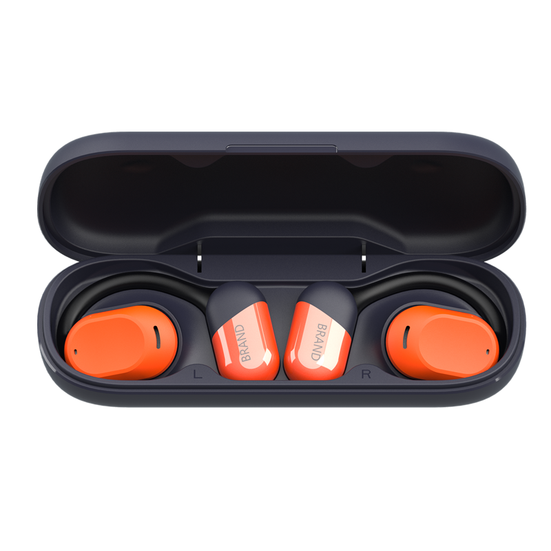 SHINECON 16 hrs Music Supports Fast Charging IPX7 Waterproof Air Conduction Headphone HD Calling Sport OWS Earphone