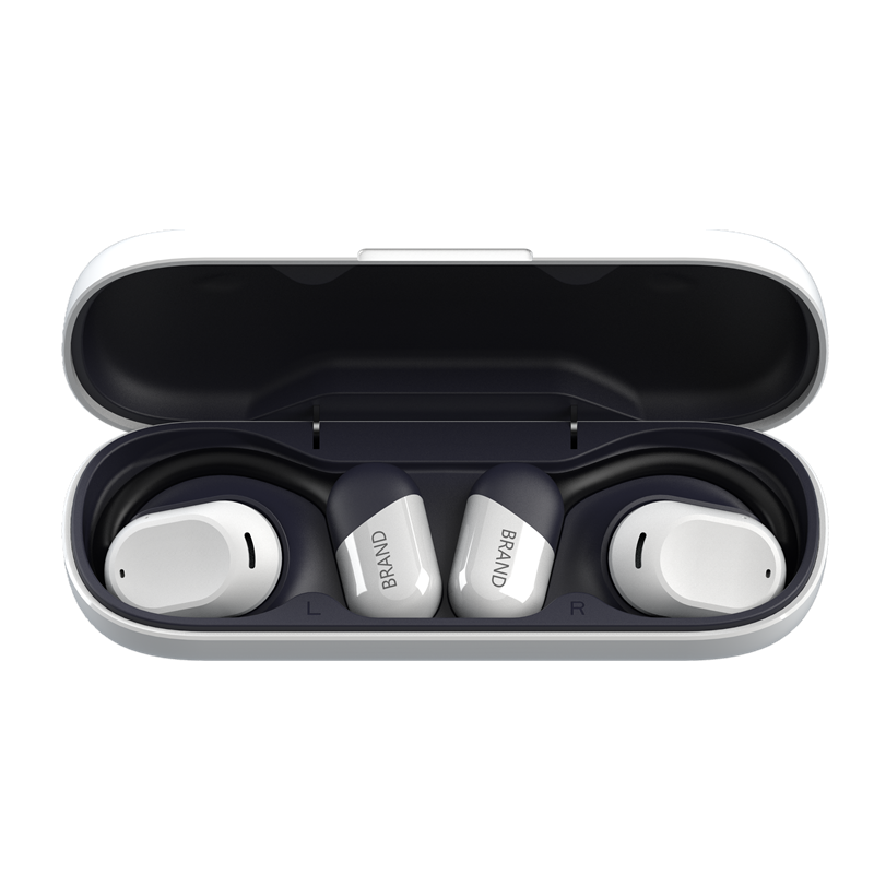 SHINECON 16 hrs Music Supports Fast Charging IPX7 Waterproof Air Conduction Headphone HD Calling Sport OWS Earphone