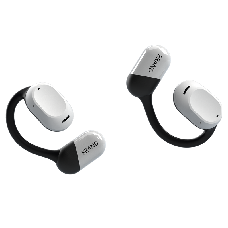 SHINECON 16 hrs Music Supports Fast Charging IPX7 Waterproof Air Conduction Headphone HD Calling Sport OWS Earphone