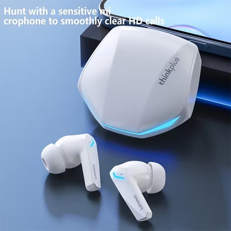 Lenovo GM2 Pro Tws BT5.3 Gaming Earbuds Low Latency Earphones Mic Headphones HD Call Dual Mode Headset Earbud Wireless