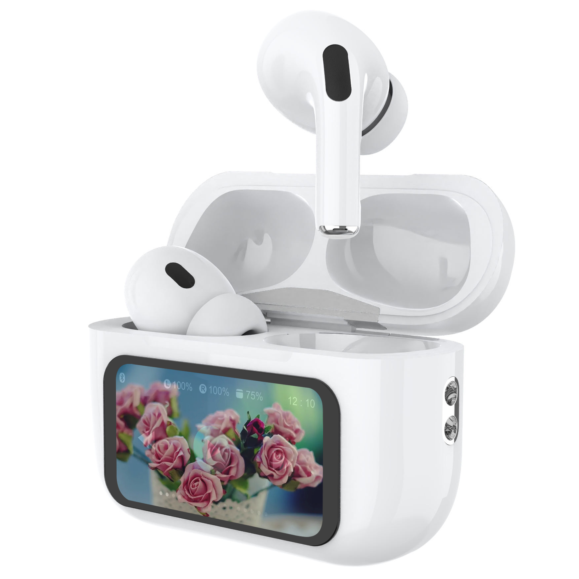 2024 new A9 Pro noise cancelling TWS earphone ANC active noise cancelling wireless earbuds ENC in-ear Headphones factory