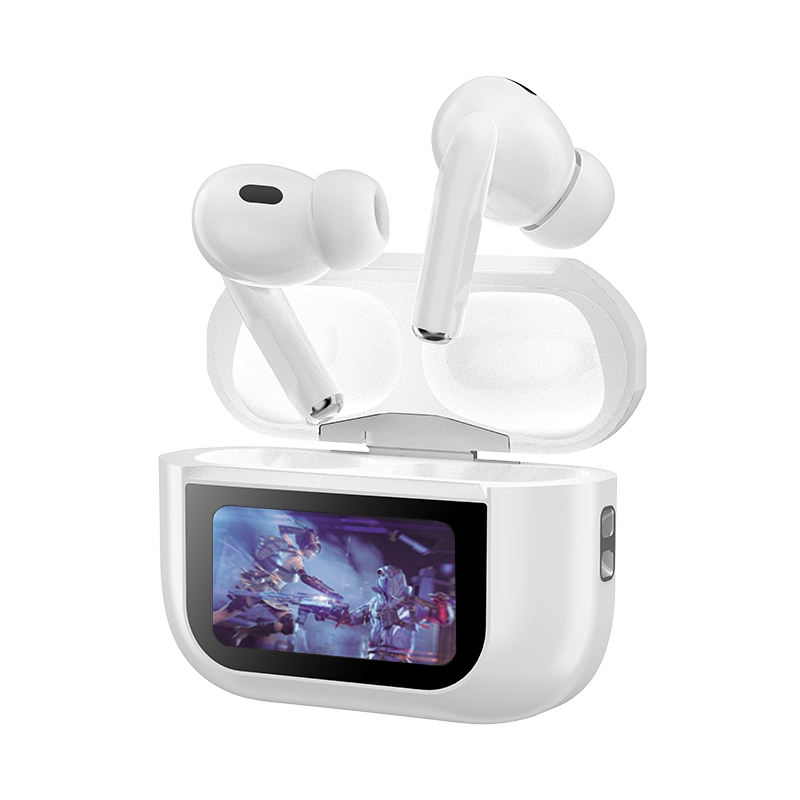 2024 new A9 Pro noise cancelling TWS earphone ANC active noise cancelling wireless earbuds ENC in-ear Headphones factory