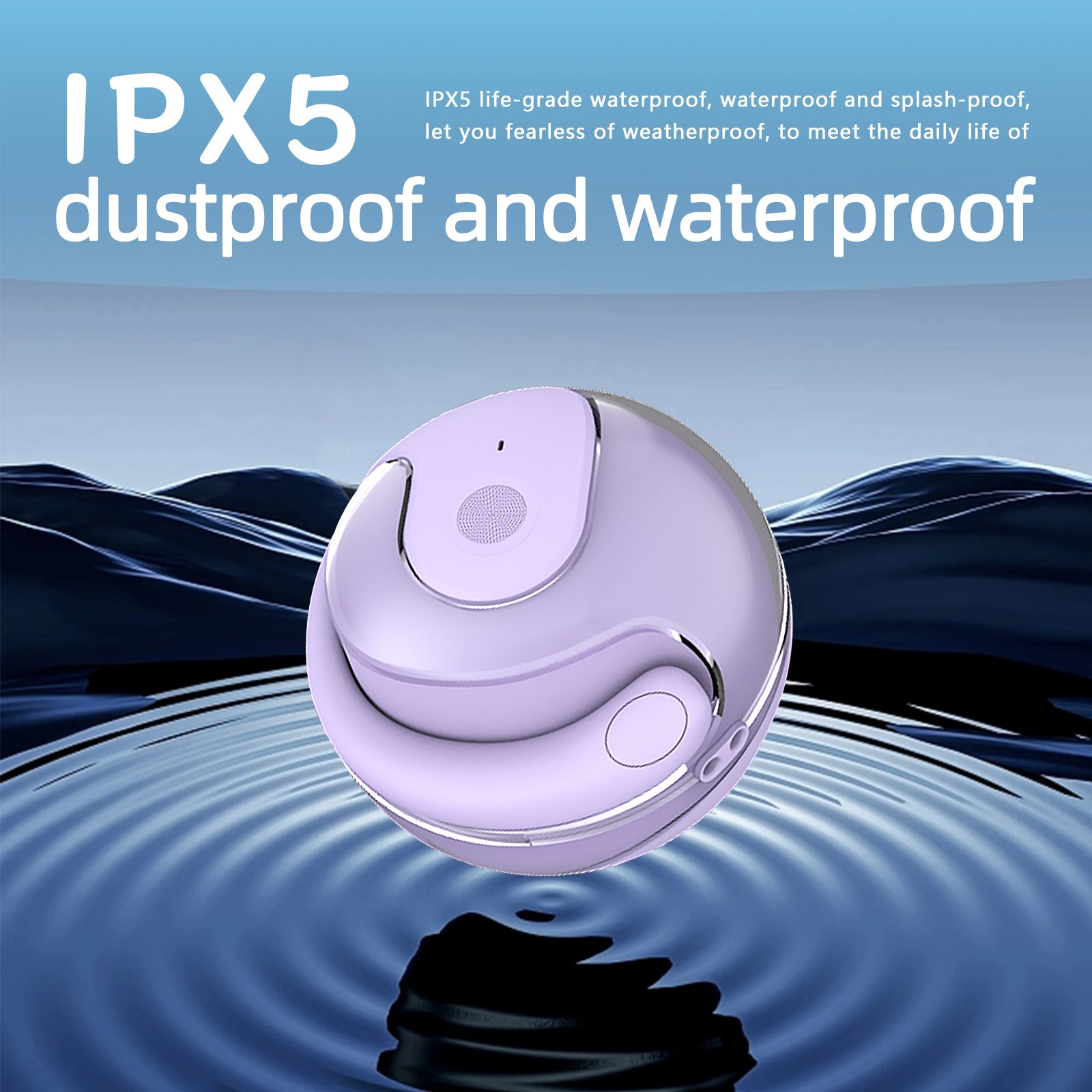 Mini Wireless bone conduction Ear buds Outdoor Sport Waterproof ENC Bt5.3 Headphone Comfort Earhook Earphones Open Ear Earbuds