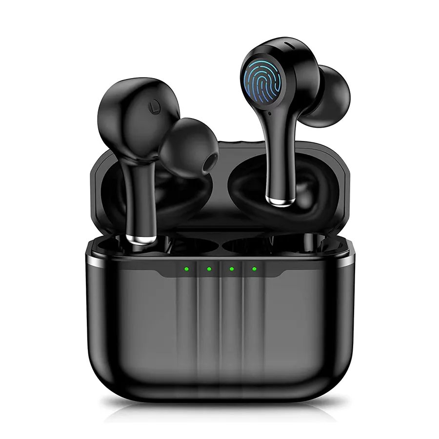 GlobalCrown J7 TWS ANC ENC Earbuds True Wireless Bluetooth Earphones Active Noise Cancellation with Type-C Charging Port