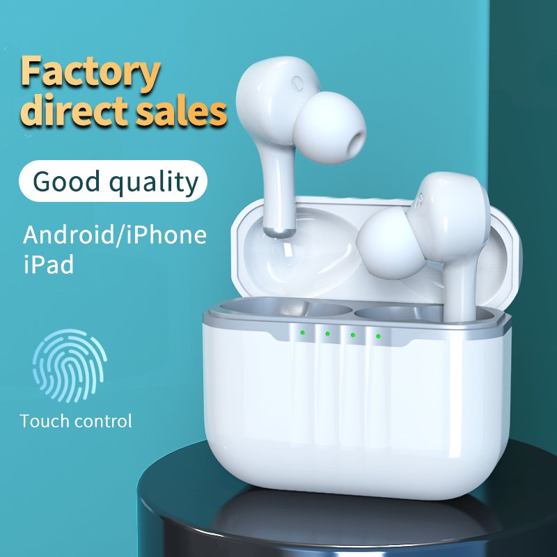 GlobalCrown J7 TWS ANC ENC Earbuds True Wireless Bluetooth Earphones Active Noise Cancellation with Type-C Charging Port
