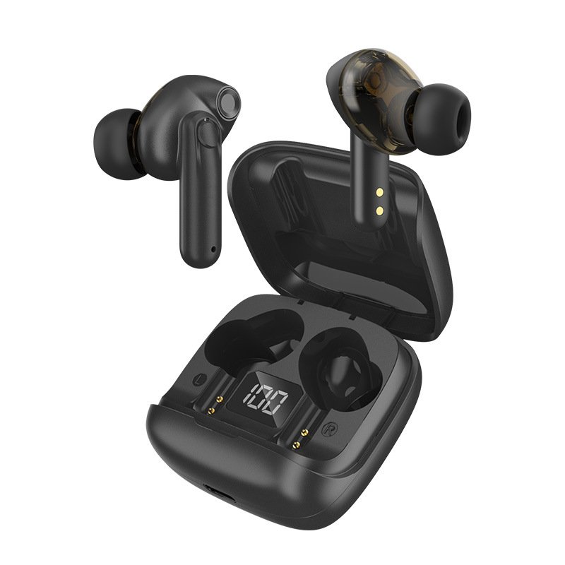 H01 Wireless TWS Earphones with LED Charging Display ENC Noise Cancelling Sports Earbuds JL Chipset 4*Speaker HiFi