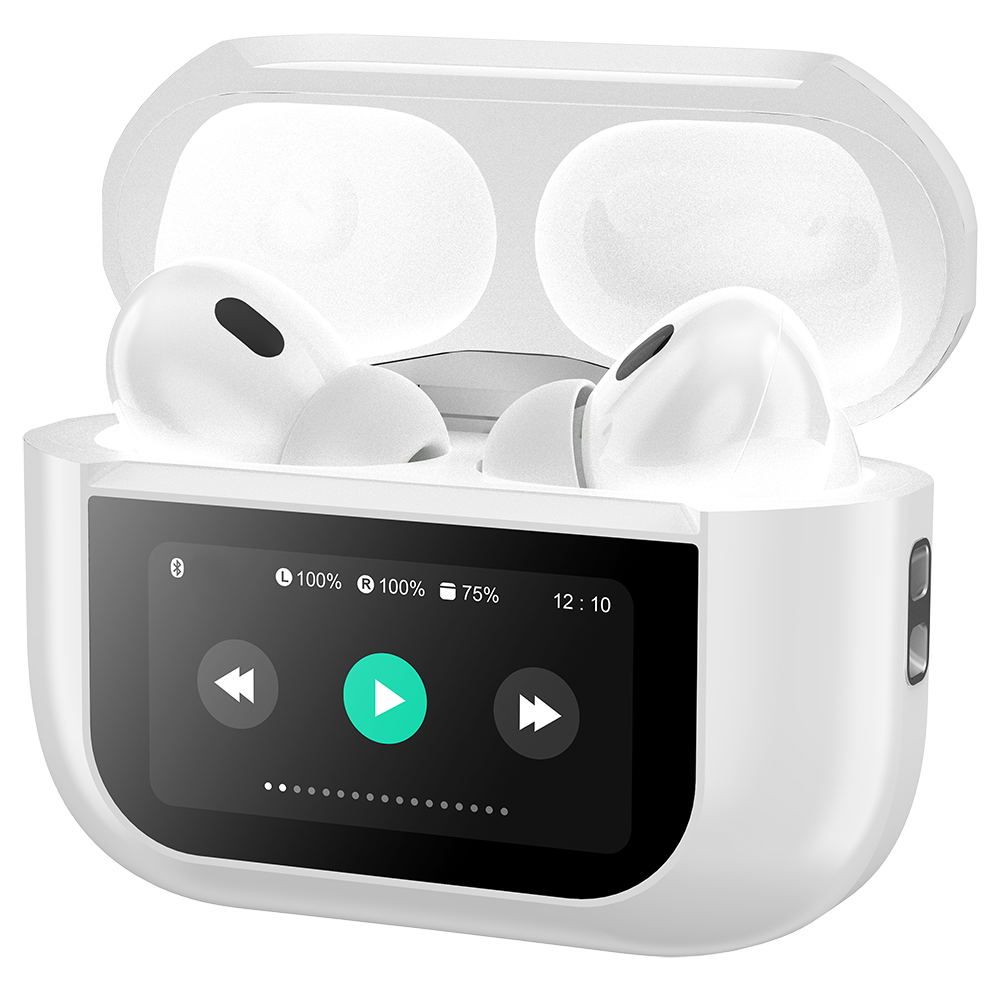 Huien Wireless Earbuds Bluetooth Headphones Noise Cancelling TWS Earphones LED Touch Screen Bluetooth Earbuds