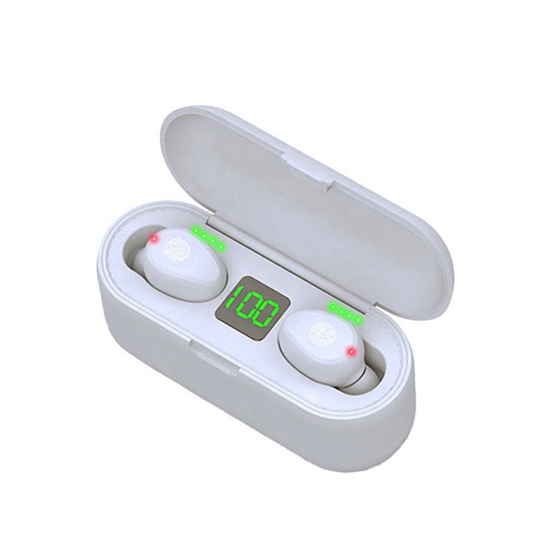 Manufacturer F9 TWS Earphones 9D Hifi Stereo Waterproof In Ear Headphone BT 5.0 LED Display Wireless Earbuds f9 F9-5 F9-5C F9-34