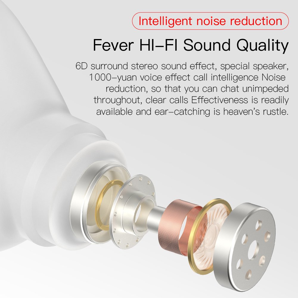 E6S TWS earbuds Macaron 6D Stereo LED Display Mini Headsets Digital Display True Wireless Earphones for Sport Gaming