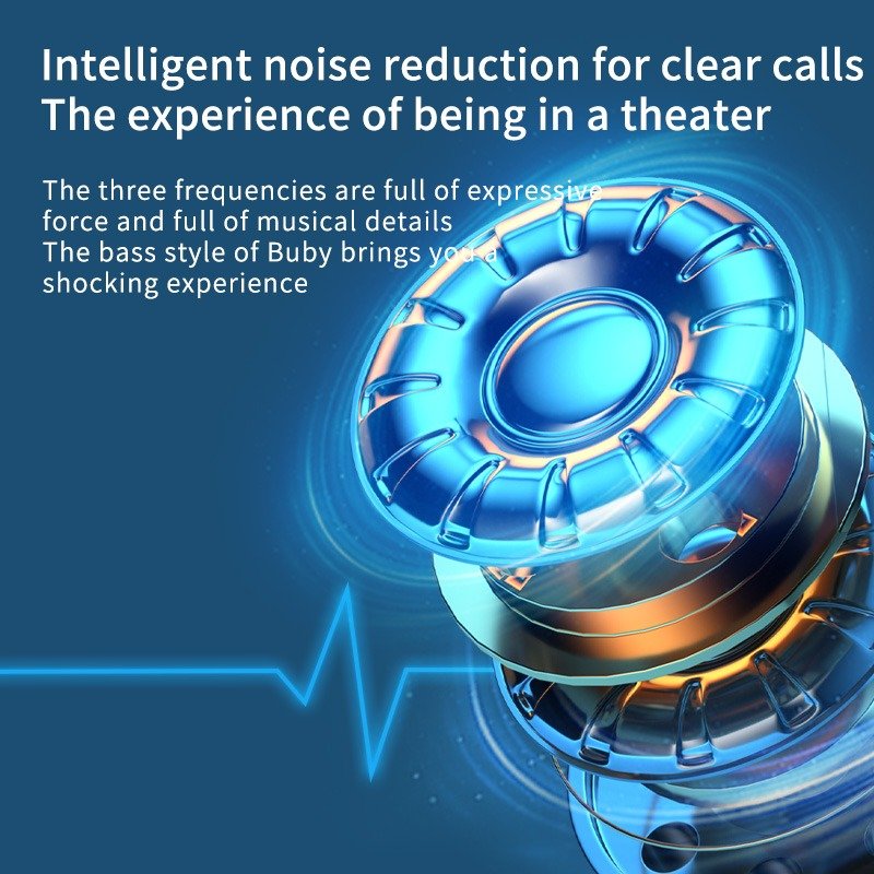 2025 hot TG06 TWS wireless headphones noise cancelling portable waterproof earphone earbuds