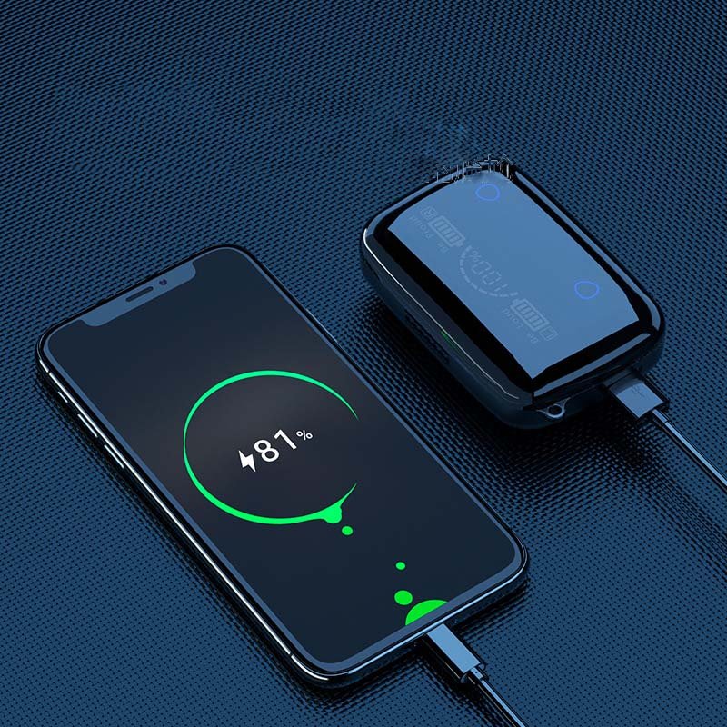 3 In 1 M19 TWS Earbud Waterproof Sport Music Headset Wireless Earphone Audifonos TWS with Powerbank