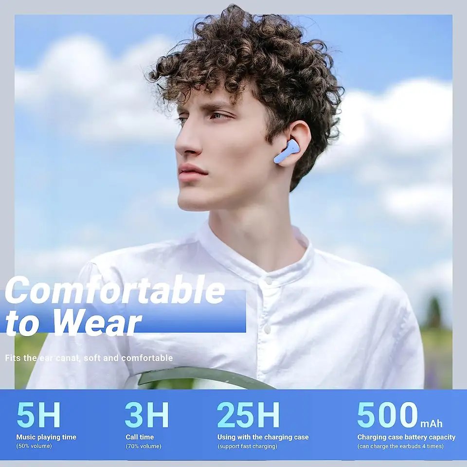 M98 Wireless TWS Earbuds Mini Sport Stereo Portable Earphones & Headphones F9-5 Pro 6 Auricularess Wireless Anc Enc Headset