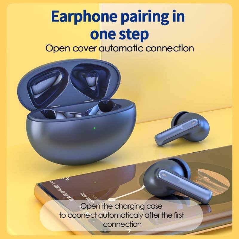 XY-70 Bluetooth Wireless Headphone ENC&ANC Noise Cancelling 5.1 Stereo TWS Earphone with 24H Playtime For iPhone Huawei