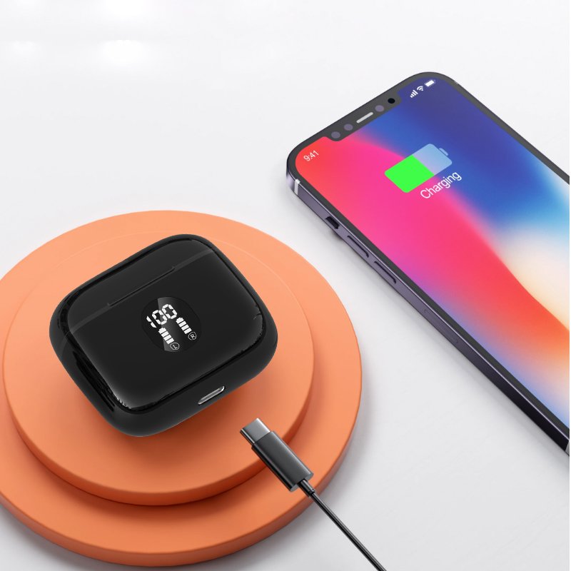 Lelisten Hot Sale Customized OEM Brand IN-Ear Touch Control Waterproof Wireless Earphone Handsfree TWS Earbud