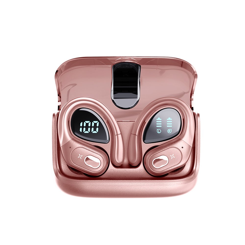 TWS V5.3 Sport Earbuds Portable Over Ear Hooks Ultimate Comfort Headset Secure Fit Deep Bass OWS Earphone G165