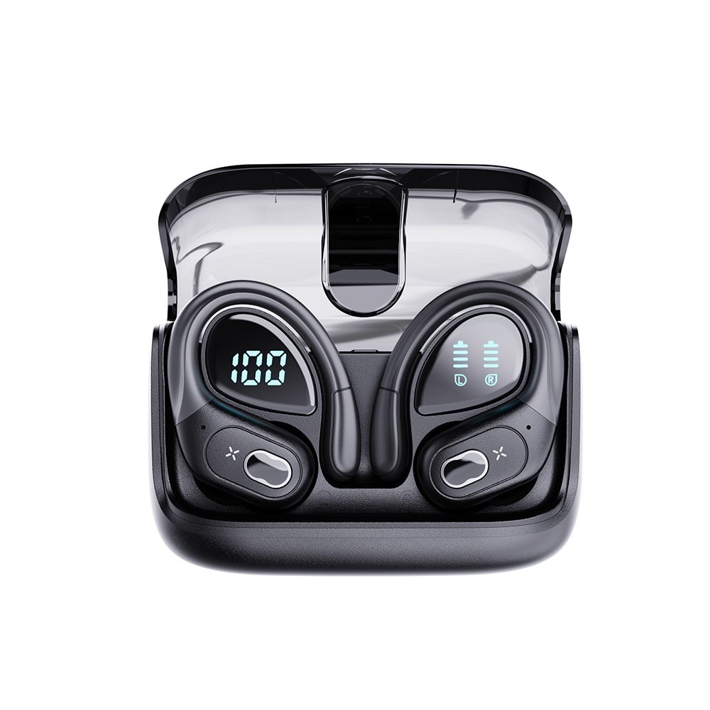 TWS V5.3 Sport Earbuds Portable Over Ear Hooks Ultimate Comfort Headset Secure Fit Deep Bass OWS Earphone G165