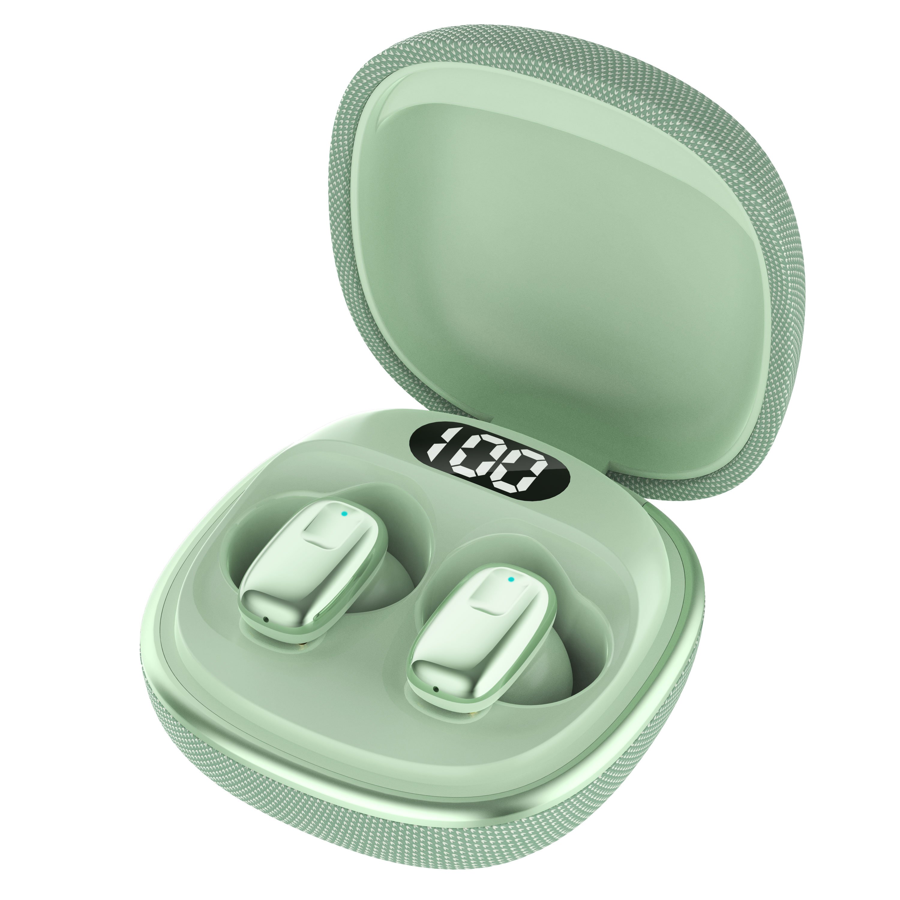 Good Quality Factory Directly Fabric Cover Case Secure TWS Earphones Without Noise Cancellation