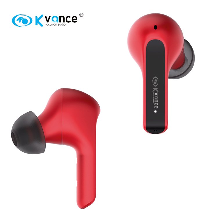 Kvance Low Latency Waterproof enc TWS earphones BT 5.3 Type C Touch Control tws Wireless Earbud