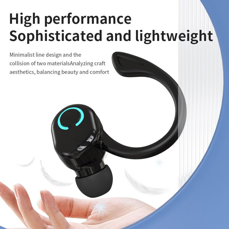 Wireless S10 Headphones BT 5.0 Earphones With Mic Single in-Ear Sports Waterproof Earbuds Handsfree Headset