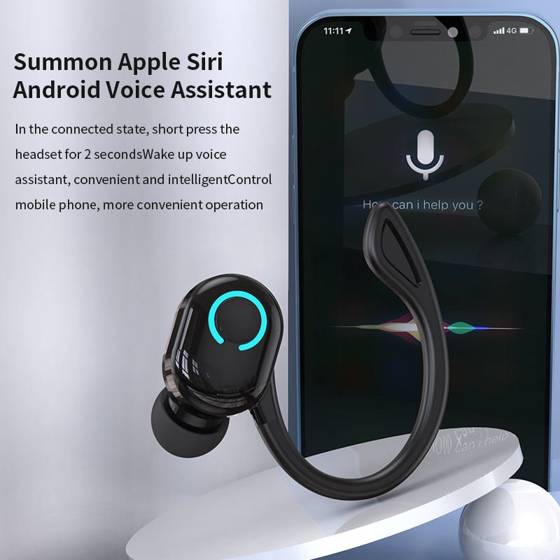 Wireless S10 Headphones BT 5.0 Earphones With Mic Single in-Ear Sports Waterproof Earbuds Handsfree Headset