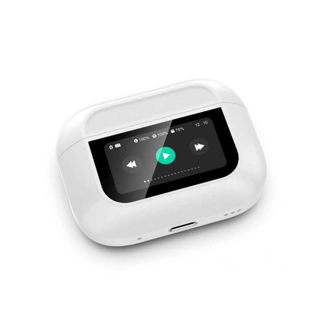 A9 Pro true wireless headphones Tws in ear tws stereo hifi sound type-c earphones led display touch screen