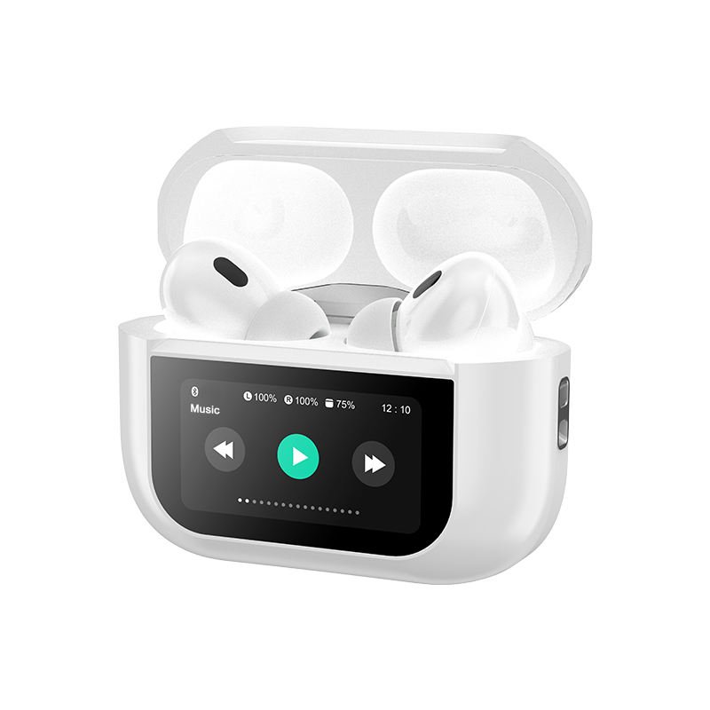 A9 Pro true wireless headphones Tws in ear tws stereo hifi sound type-c earphones led display touch screen
