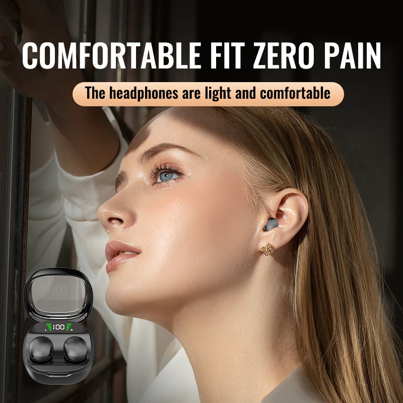 The new mini13s Bluetooth headset Mini ultra small wireless binaural sports sleeping band tws Bluetooth headset cross-border